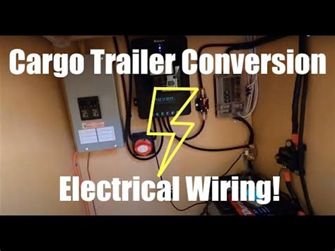 enclosure cargo trailer with electrical plumbing|30 amp power inlet for cargo trailer.